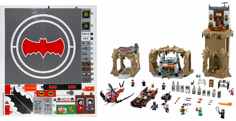 Lego batman 66 batcave set sale