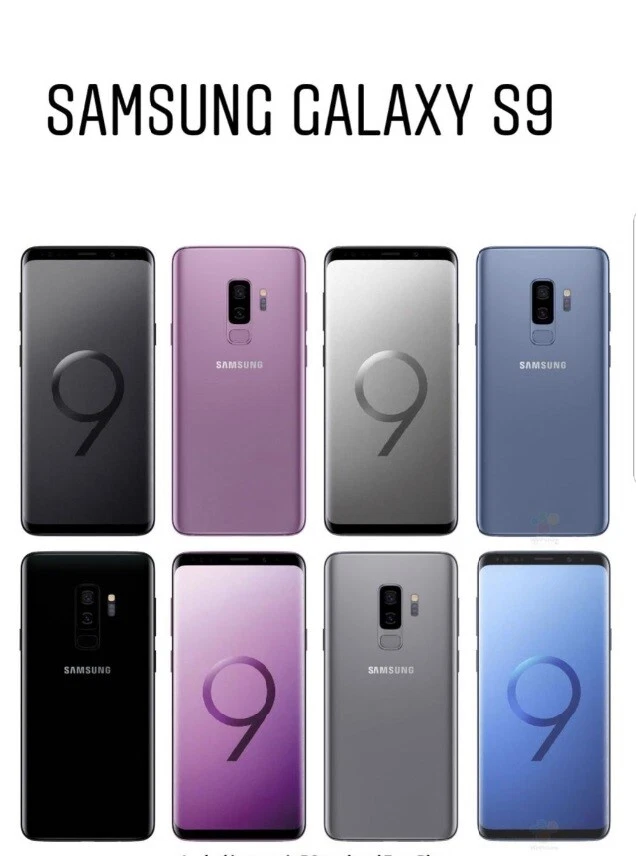 Samsung Galaxy S9 G960F/DS DUAL SIM 64G 128GB 256GB Unlocked