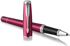 Parker Urbain Vibrant Magenta Chrome Trim - Stylo Roller - Quink Cartouche Noir