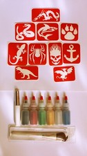 Maybel's Glitter Tattoos - Boys Kit 100 stencil pack