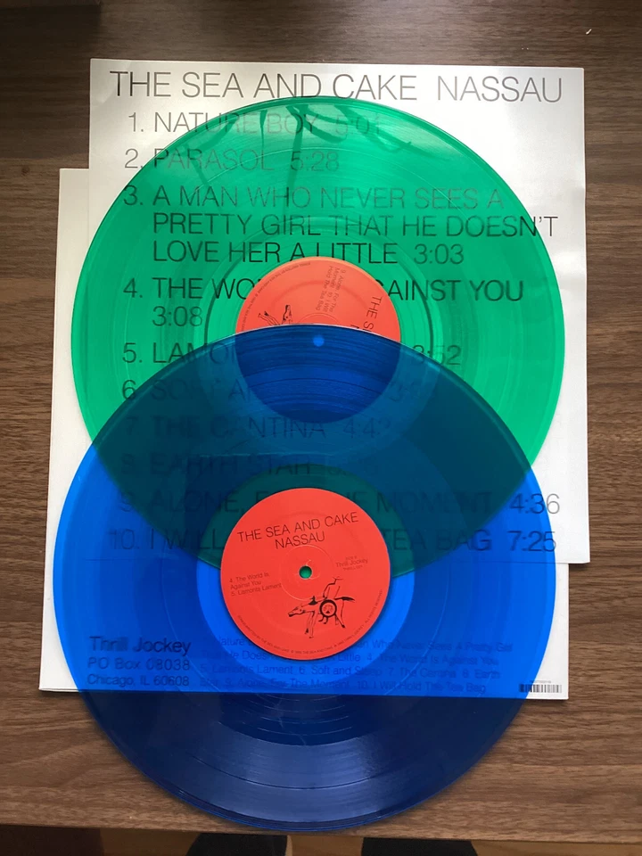 Nassau by Sea and Cake Double LP Limited Edition Blue/Green Vinyl Foto 3 de 4