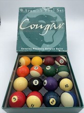 Aramith Crown Standard Billiard Pool Ball mixed set 2 1/4", Complete 16 Ball Set