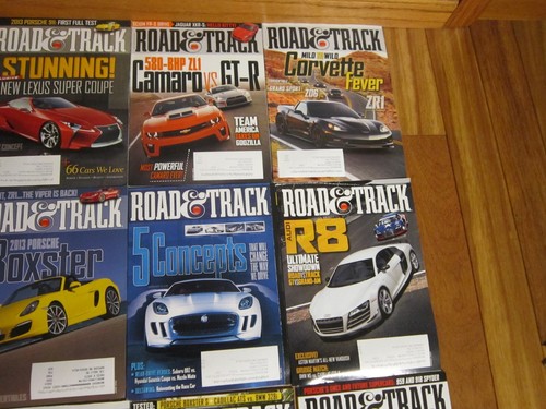 2012 Road & Track Magazine Shelby 1000 Carroll Shelby May LOT FULL YEAR #BR - Picture 3 of 6