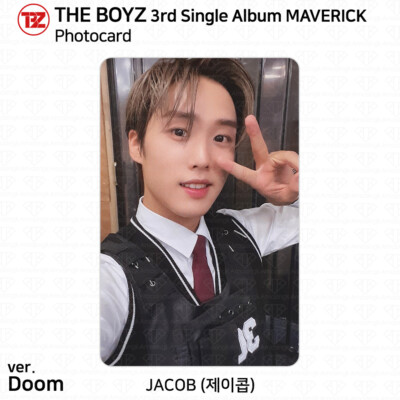 The Boyz 3rd Single Album Maverick Official Photocard Poster Jacob