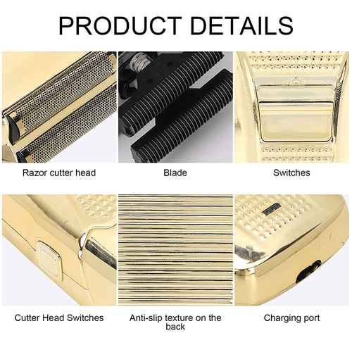 Mens Professional Rechargeable Electric Shaver Trimmer Razor For Hair Beard Gift - Picture 8 of 14