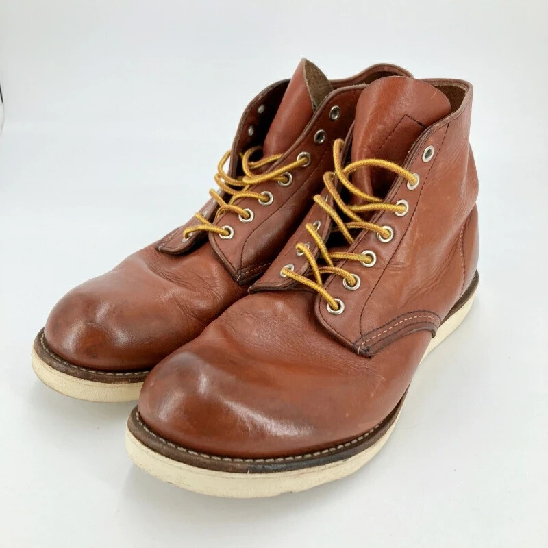 Red Wing 9105 ブラウンワークブーツ RED WING SHOES レッドウィング ワークブーツ Dワイズ 9105