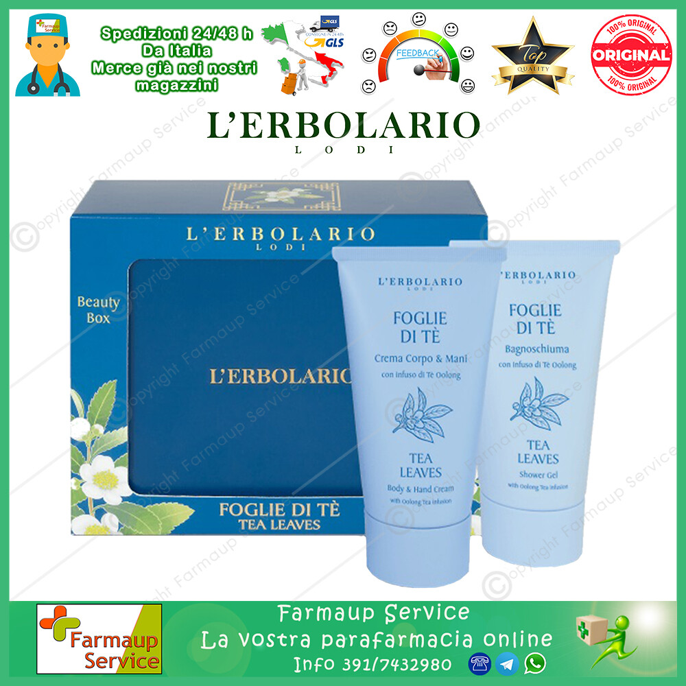 L' Erbolario Foglie Di Tè Beauty Box Bagnoschiuma + Crema Corpo e Mani Tè Oolong