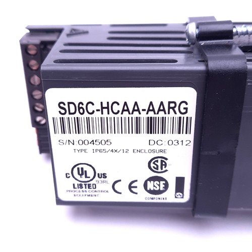 Watlow SD6C-HCAA-AARG Temperature Controller, 3-Out, 100-240VAC, 1/16 DIN Panel - Picture 2 of 6