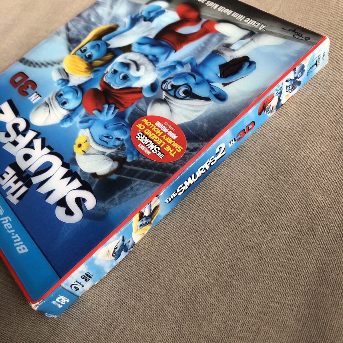 The Smurfs 2 (3D, Blu-ray, DVD, Digital 3-Disc Set W