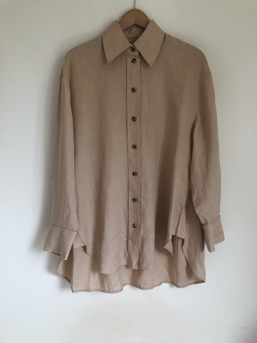 トップス CONSISTER STRAW YARN LINEN SHIRT トップス CONSISTER STRAW YARN LINEN SHIRT Archive Linen