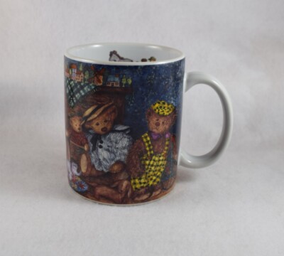 Mug Lang & Wise 1998 All Decked Out AK#5 Anna Krajewski Teddies & Friends Bears