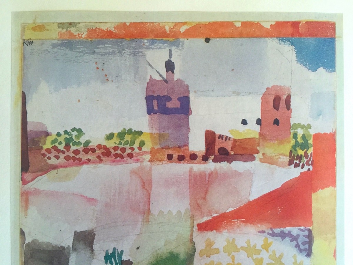 PAUL KLEE VINTAGE 1967 AUTHENTIC LITHOGRAPH PRINT 