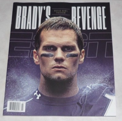 TOM BRADY BRADY'S REVENGE ESPN Magazine Patriots Super BowlLI Sports Illustrated