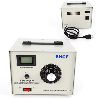 1000W 0-300V Variac Auto Transformer AC Variable Voltage Regulator Power Supply