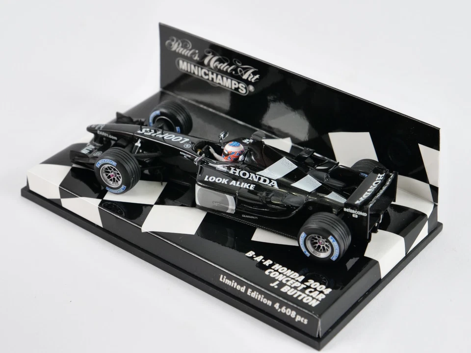 Minichamps 1/43 BAR Honda 2004 Konzeptfahrzeug Button 400 030117 - Bild 3 von 4