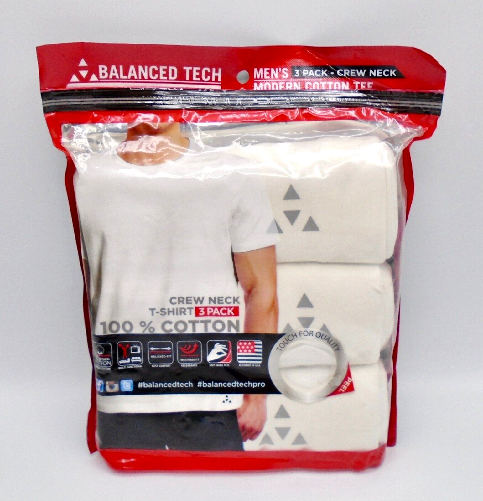 S Small T-shirt Undershirt Tee Balance Tech