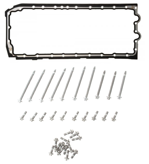 Engine Oil Pan Bolt & Gasket Set Replace BMW OEM 11137548031/