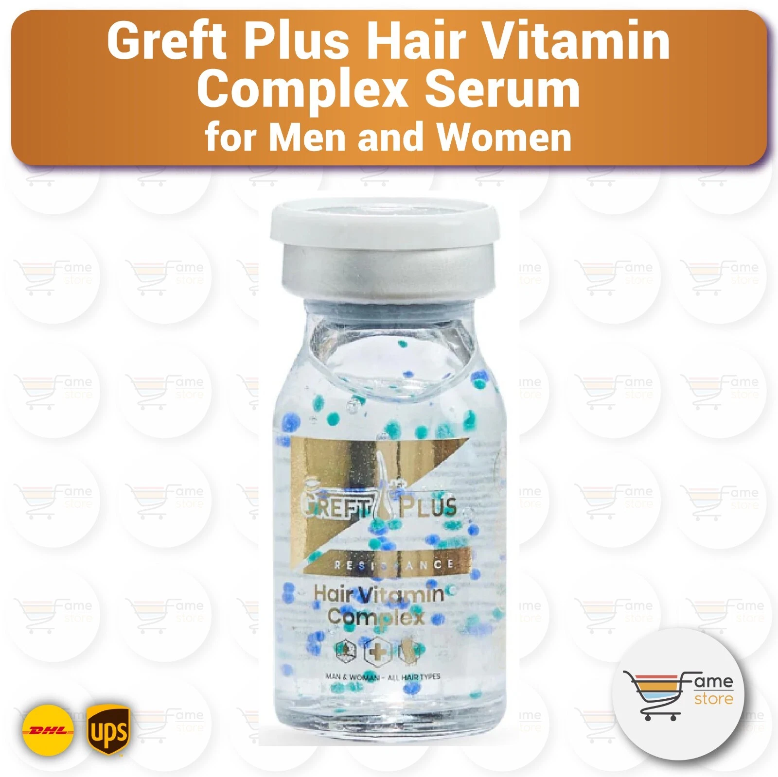Greft Plus Anti-Hair Loss, After Hair Transplant Vitamin Complex -10ml
