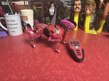 Original RoboPet WowWee 2005 Robot Dog RC Remote Control Pink