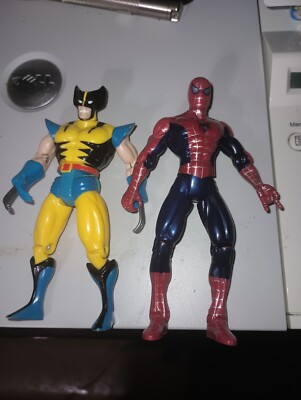 1995 Toy Biz Spider-Man Exclusive Scorpion Spider Slayer Figure W/ Wolverine Lot