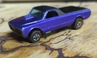1967 Hot Wheels Redline Custom Fleet side purple W black Interior Very Nice!