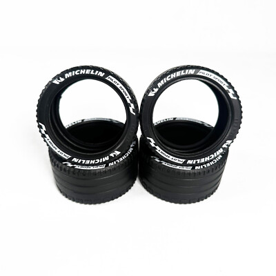 Custom 4 pcs MOC printing tires 44771 for Lego 42156 42125 42096 1:10 cars, V1-2