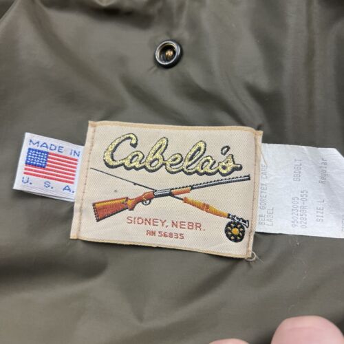 Vintage Cabelas Jacket Men's Large Camo Hunting Realtree Gore-Tex Lined Made USA - Picture 16 of 21