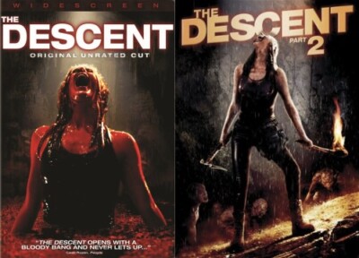 THE DESCENT UNRATED PART New Sealed DVD Both Films