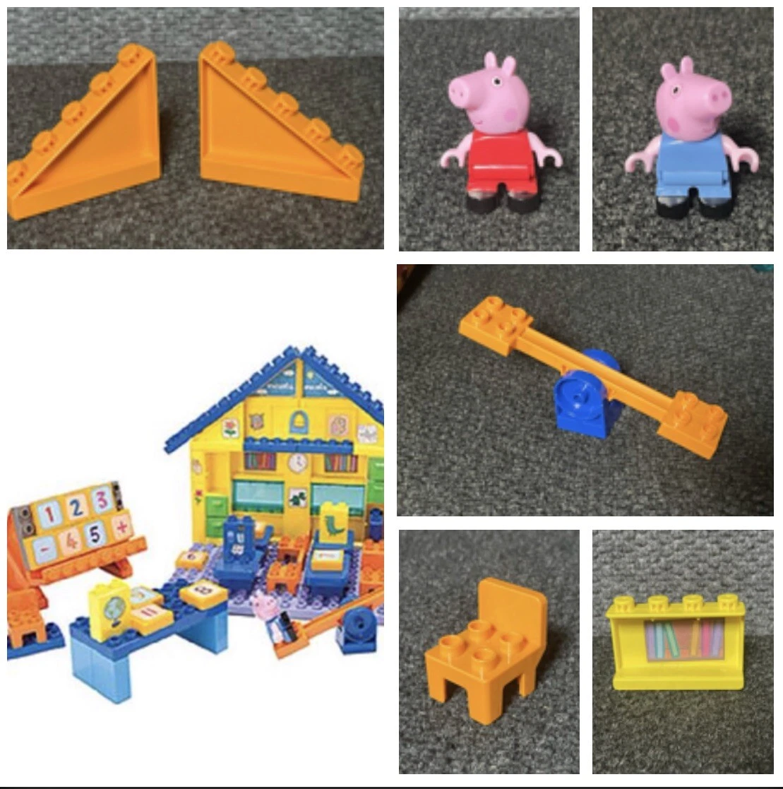 Peppa pig school construction set hot sale