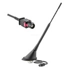 Dachantenne FAKRA Antennenfuss mit 22cm Antenne für VW Golf Polo Tiguan Skoda