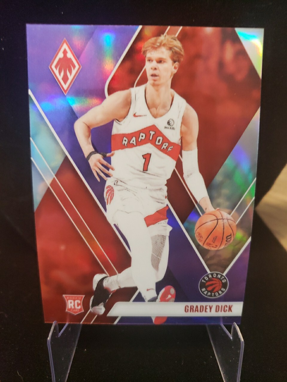 2023-24 Panini Phoenix - Rookies Purple #282 Gradey Dick /150 (RC)