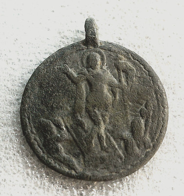 Genuine Antic dukachicon Pendant. Womens folk jewelry. RARE. XVIII AD _5566