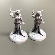 2Pcs Grey Hero Game Figure Dungeons  Dragon Board Game D D Miniatures Mini Toys