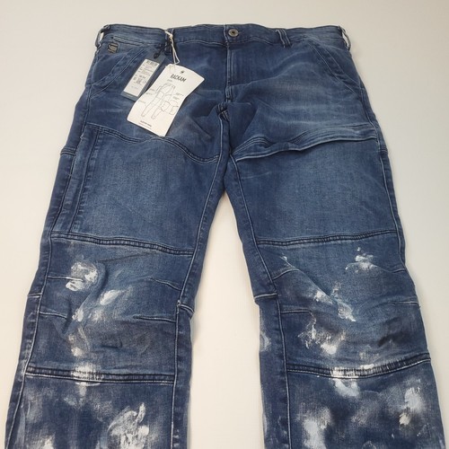 Jeans G-Star Raw Rackam 3D skinny fit super elasticizzato in vernice estrema uomo 38x34 - Foto 8 di 24