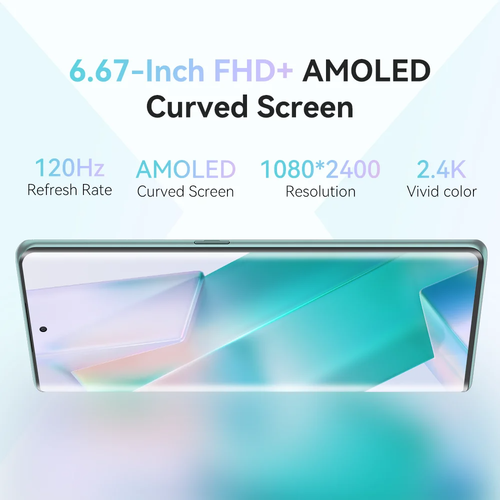 Cubot Hafury Meet 4G Móviles 6.67" Pantalla AMOLED 24GB+256GB 100MP Cámaras NFC - Imagen 4 de 21