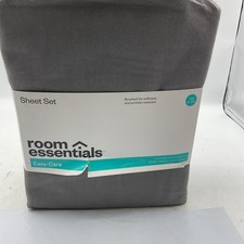 Room Essentials Sheet Set Gray Twin/twinXL