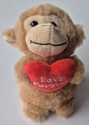 Monkey Valentines Gift Love Forever Beverly Hills Teddy Bear Co. 6  Inch Plush