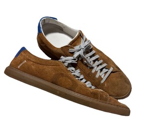 oliver cabell Suede Low Top Sneakers Mens 10 Brown Minimalist Luxury Casual Shoe Oliver Cabell Men main image 4