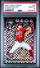2024 TOPPS CHROME X-FRACTOR #20 CONNOR PHILLIPS ROOKIE RC PSA 10