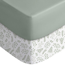 Yoofoss Baby Crib Sheets For Boys Girls Fitted Crib Sheet 2 Pack For Standard