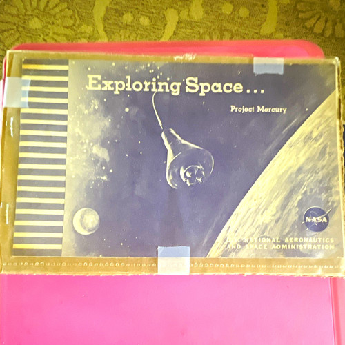 NASA Project Mercury Exploring Space Postcard - Astronauts & Space Travel Theme