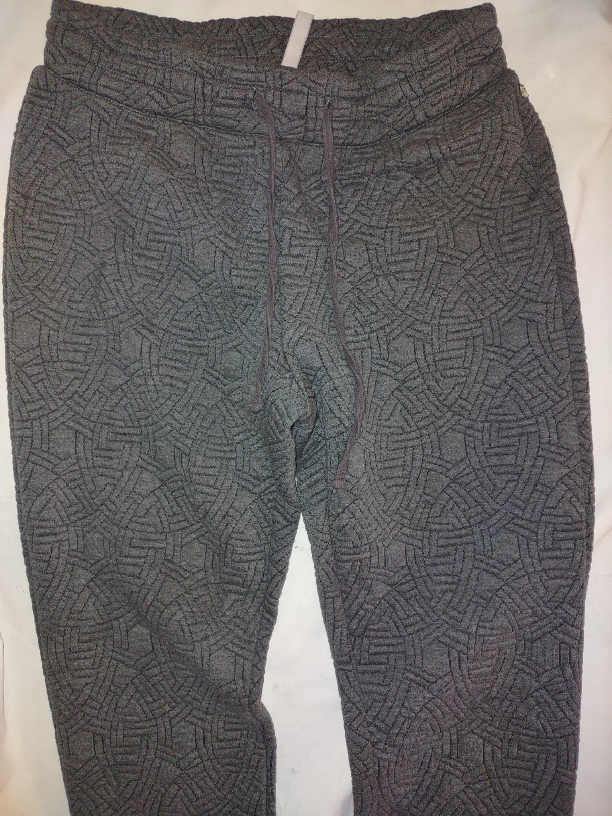 Fabletics Quilted Sweat Pants, Drawstring, Gray, … - image 2