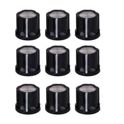 Neu Praktisch Tonknöpfe 10pcs Gitarre Schwarz Volumensteuerung 12*4*2cm