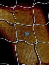100' x 10'  20' x 5'  Soccer White Square Mesh Nylon Netting 4" Mesh 36