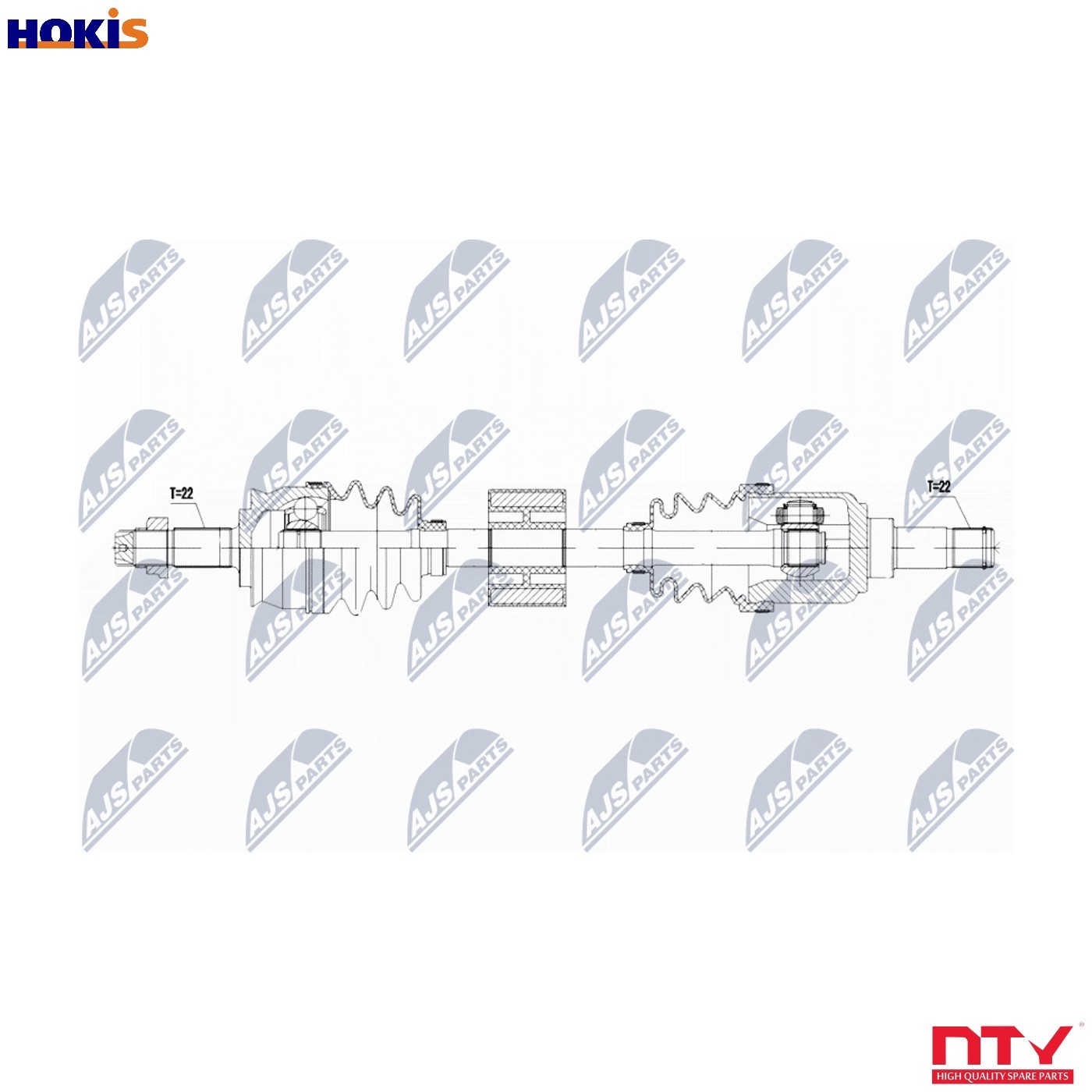 N.T.Y. NPW-FT-069.NTY Drive Shaft for FIAT,FORD,LANCIA - Image 3