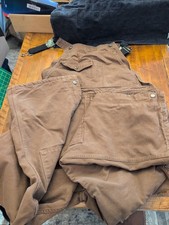 Sorel Work Bib Overalls Men's Lined Insulated Size X-Large Brown