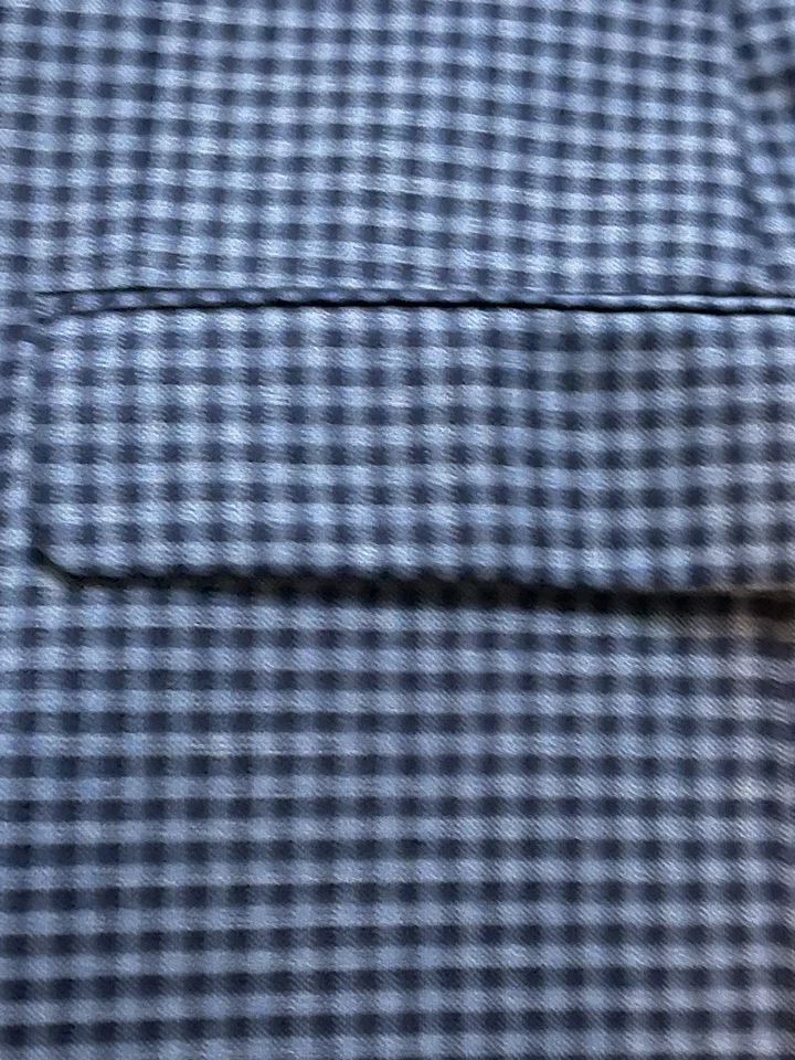 Abrigo deportivo Michael Kors para hombre calce clásico azul a cuadros 48R usado en excelente estado Foto 4 de 4