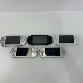 Lot of 5 Broken Sony PSP 3000 Handheld Consoles Only As-Is for Parts/Repair