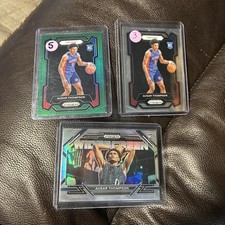 Ausar Thompson Lot If 3! Prizm Base, Prizm Green Holo, And Silver Widescreen
