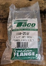 Taco Freedom Flange Kit 220-254F 1-1/2" NPT IRON 2 Flanges 4 Nuts 4 Bolts